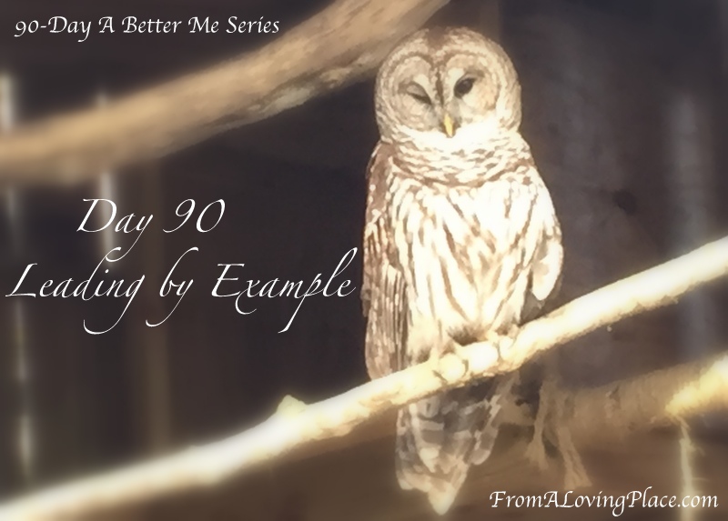 90-Day A Better Me Series: Day 90 – Leading by&nbsp;Example