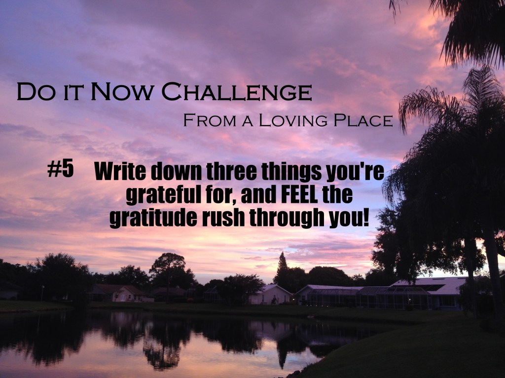 Do It Now Challenge&nbsp;#5