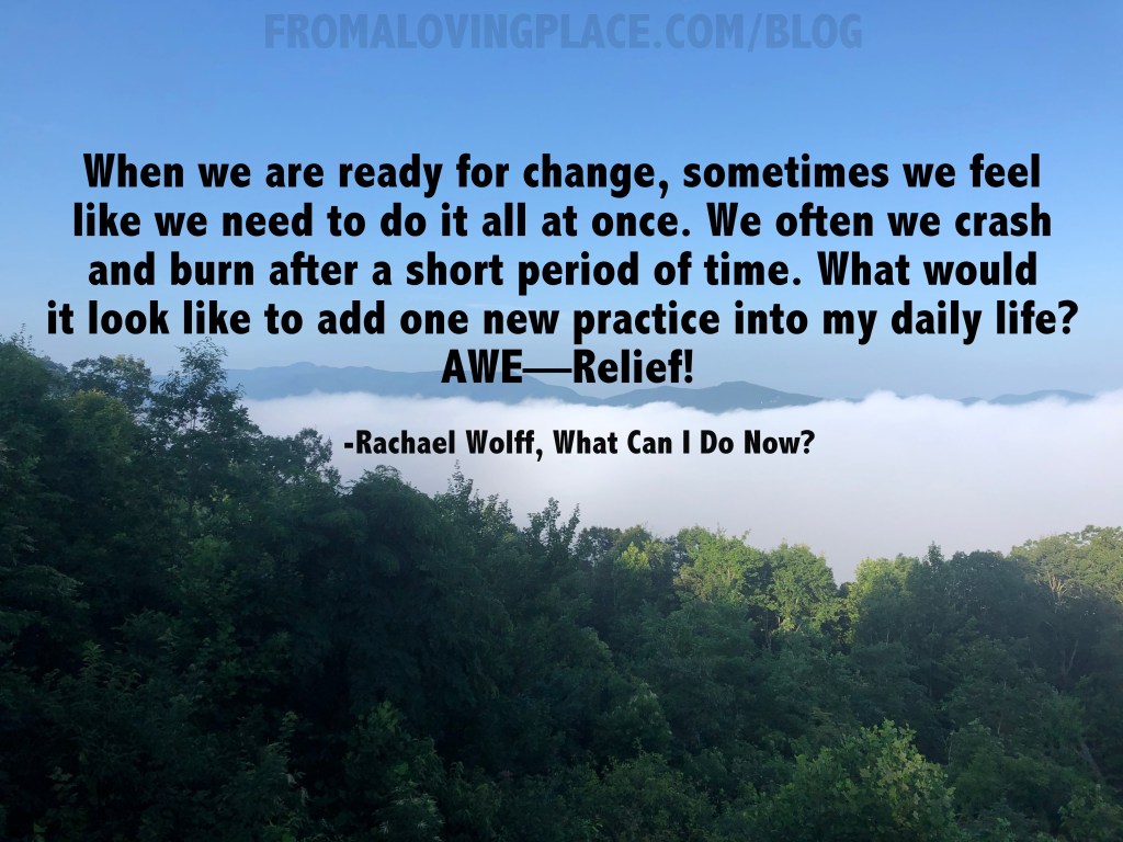 #9 What Can I Do Now? One New Thing