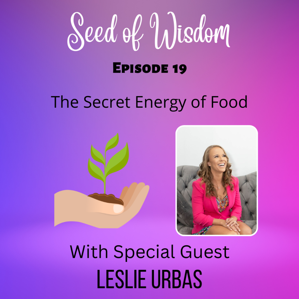 SOW #19 The Secret Energy of Food with Special Guest Leslie Urbas